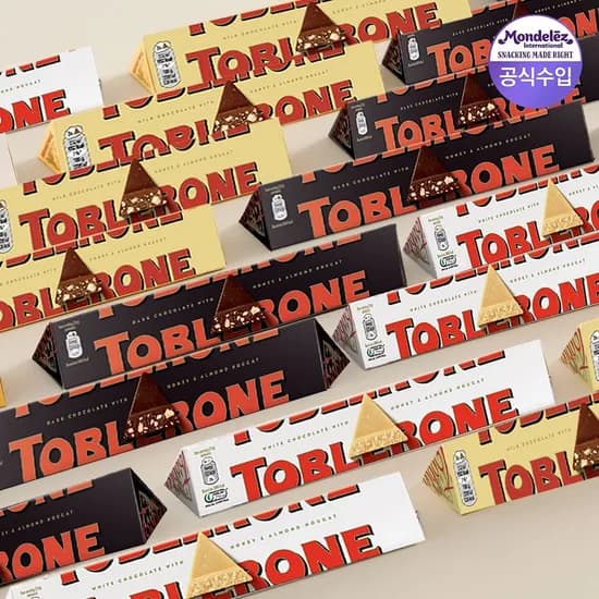 토블론 스위스 삼각 초콜릿 100g 5개