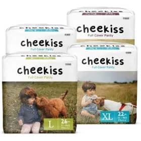체키스 풀커버 팬티기저귀 4팩