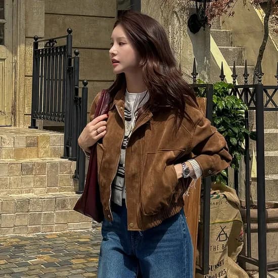 캔마트 멜버른 스웨이드 점퍼