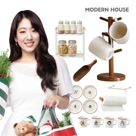 모던하우스 해피홀리데이 접시 4개 세트