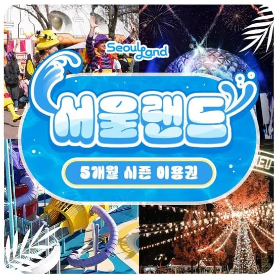 서울랜드 5개월 시즌권 대인