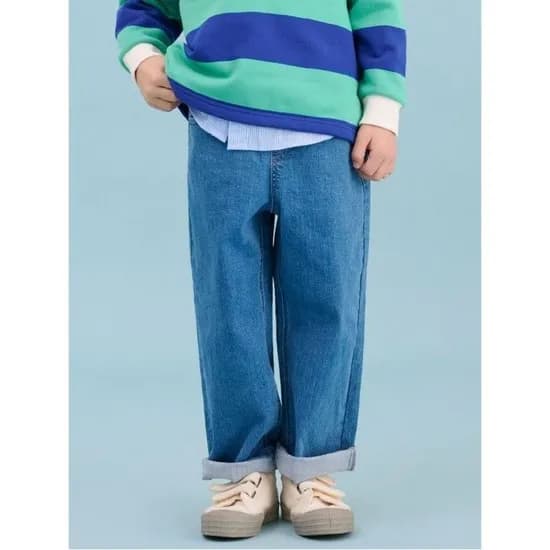 빈폴 키즈 데님 팬츠 블루