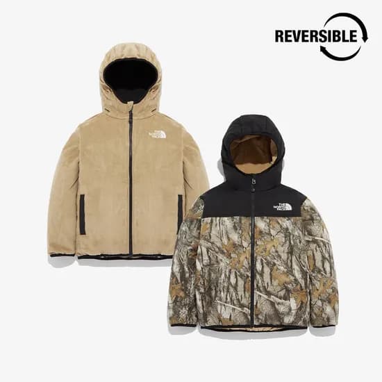 노스페이스 키즈 노벨티 RVS 눕시 패딩