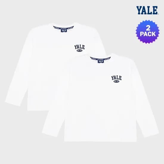 예일키즈 롱슬리브 티셔츠 2PACK