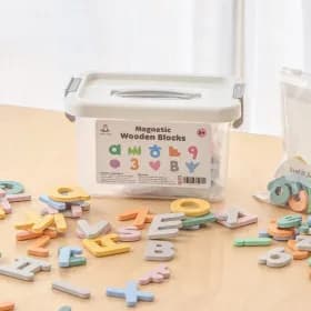 쏠앤샘 원목 자석블럭 87pcs 4종세트