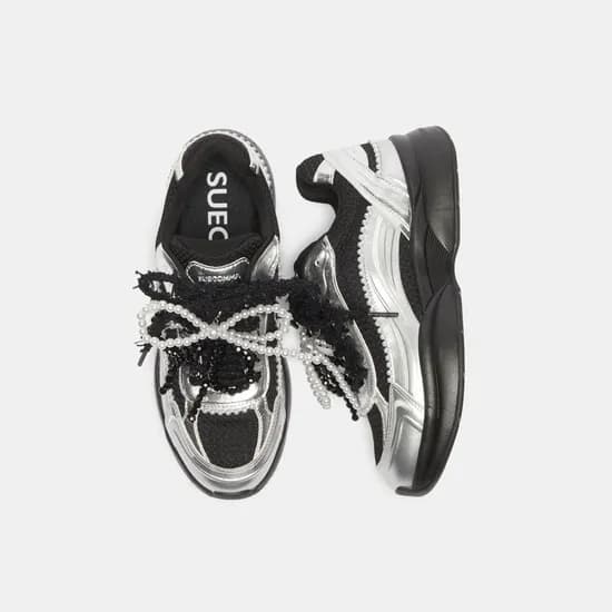 슈콤마보니 스니커즈 블랙