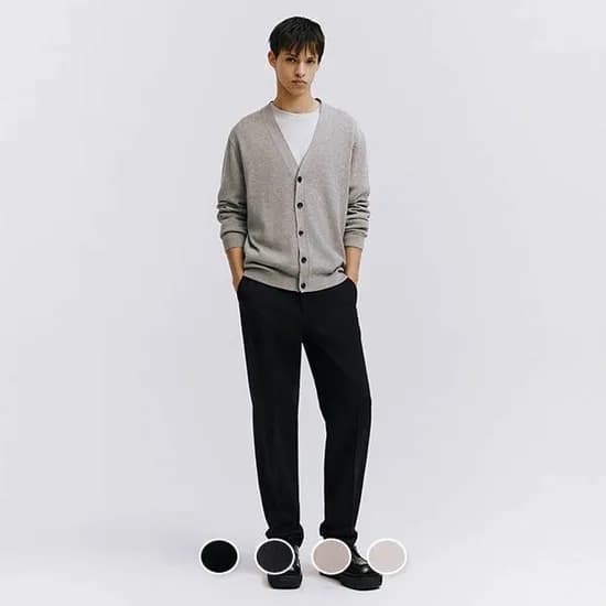 지오다노 남성 테이퍼드 히든밴딩 슬랙스