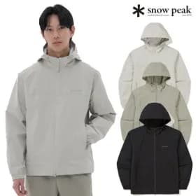 스노우피크 남성 클랜드 우븐 바람막이