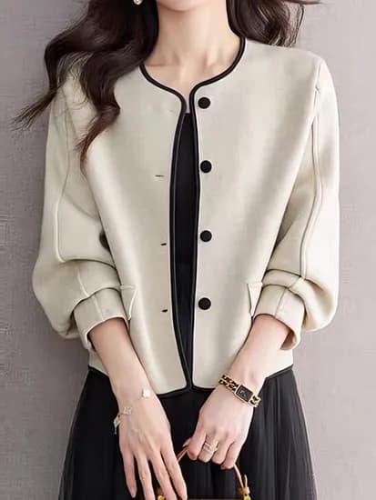 클라셰 소프트라인버튼자켓