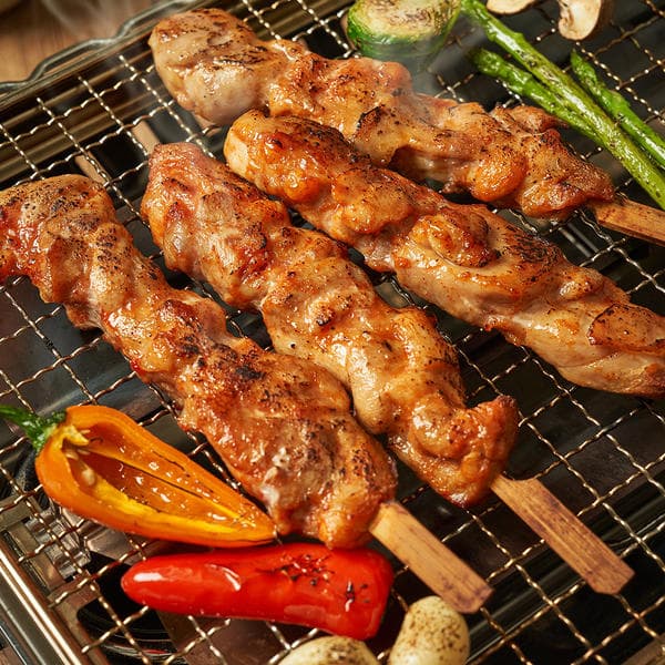 하코야 통 불닭꼬치 허니데리야끼 닭꼬치 2개
