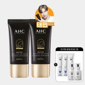 AHC 마스터즈 아쿠아리치 선크림 듀오세트