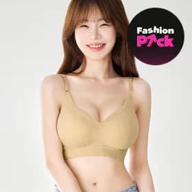 이너리즘 노와이어 골지 끈브라 2장