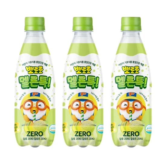 팔도 뽀로로 멜론톡 제로 335ml 24병