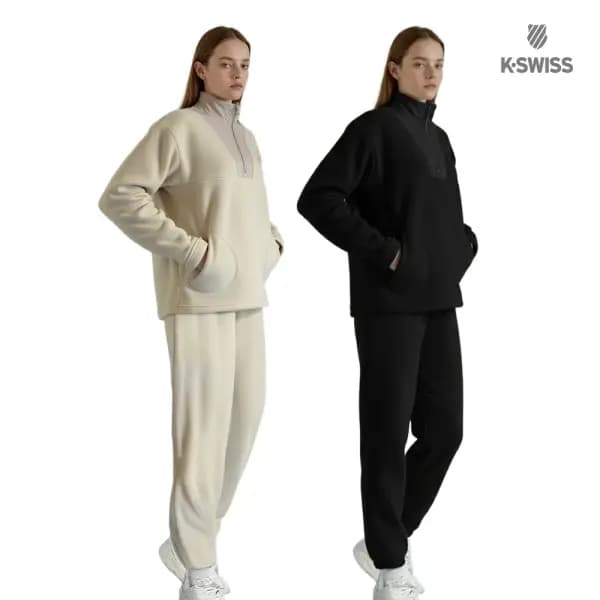 케이스위스 기모 후리스 아노락 조거팬츠세트