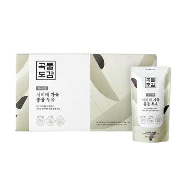 건강식 무가당 서리태 콩물두유 1박스 180ml
