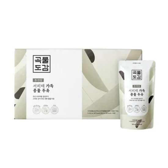 건강식 무가당 서리태 콩물두유 1박스 180ml