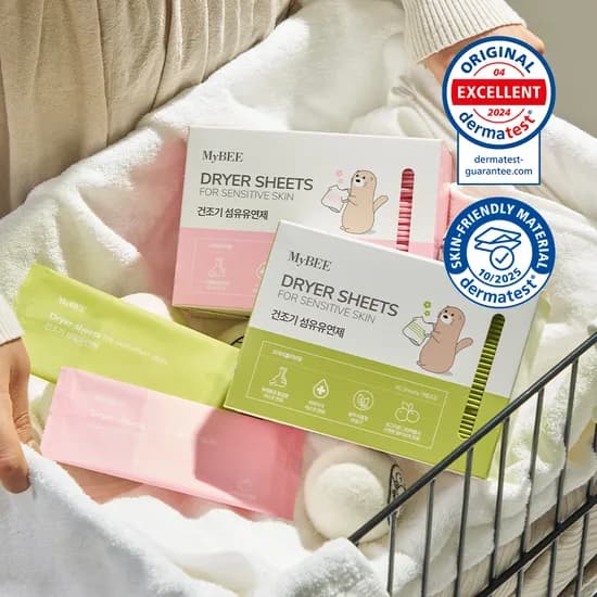 제제지크 마이비 건조기시트 40매 3팩 총 120매 유연제 1200ml 증정