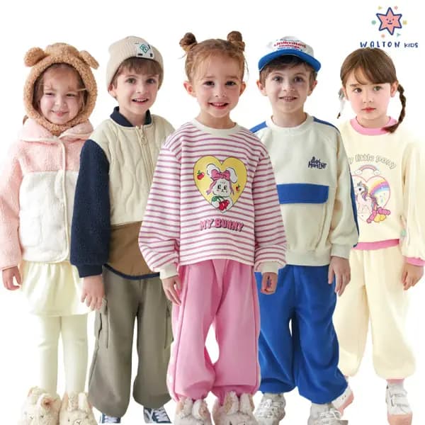 월튼키즈 마리앤모리 플레이그라운드 상하복 3장