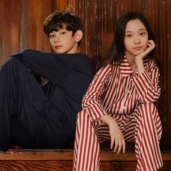 마밤 피치기모 주니어 잠옷 실내복 1+1