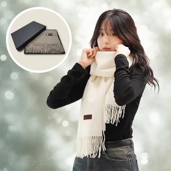 태르아 머플러 겨울 목도리 1+1 선물포장