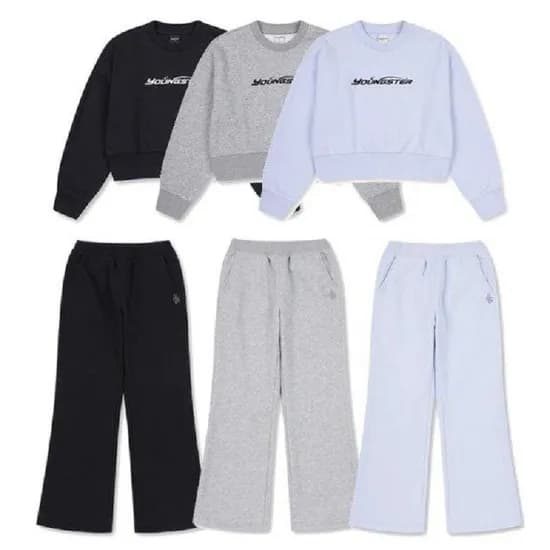 폴햄키즈 여아 기모 맨투맨 팬츠