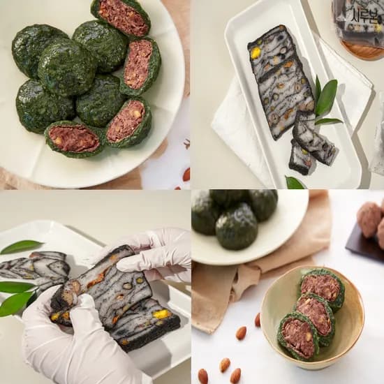 흑임자구름떡 밥알쑥찹쌀떡 95g 20입