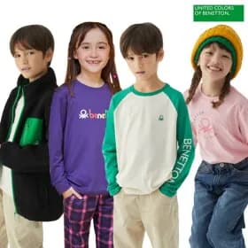 베네통 키즈 긴팔티셔츠