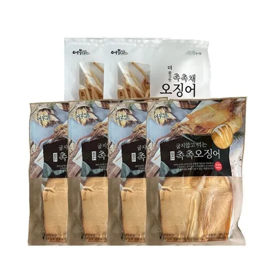 촉촉오징어 왕특대 8미 오징어채 2봉 50g