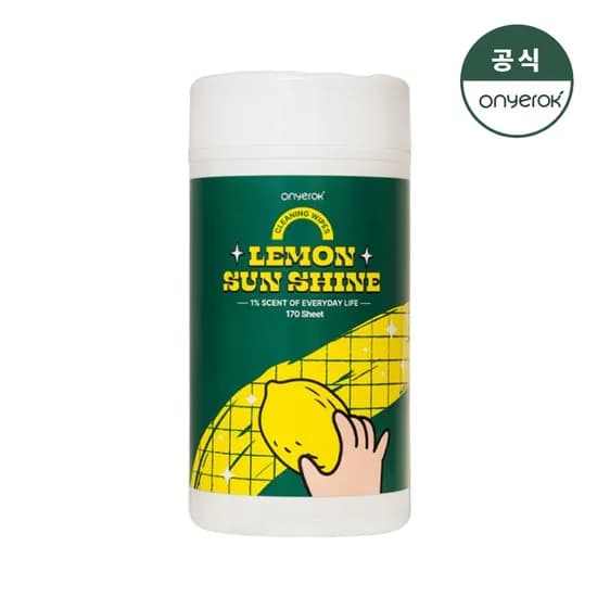 온예록 올인원 청소 세정 롤티슈 170매 1개
