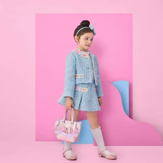 프렌치캣 차콜 네이비벨벳 치랭스