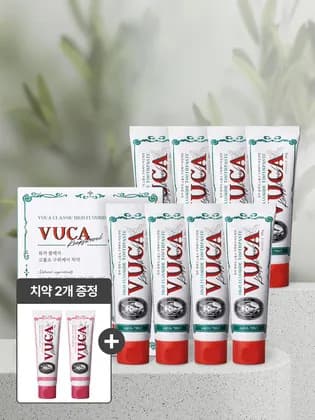 뷰카 클래식 고불소 구취케어 치약 10개