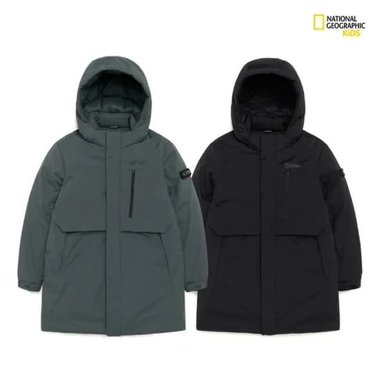 내셔널키즈 롱기장다운 점퍼