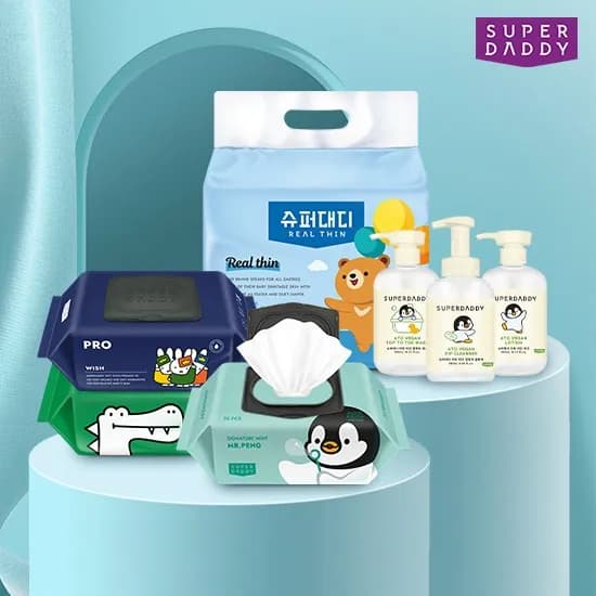 슈퍼대디 미스터펭 시그니처 캡형 70매 20팩