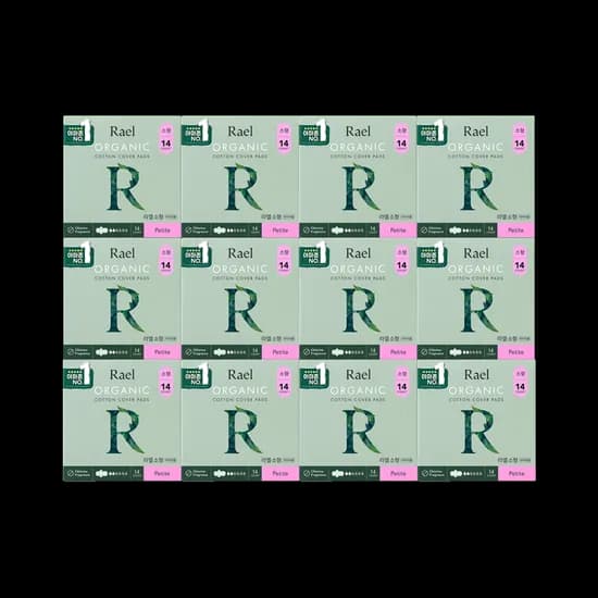 라엘 유기농 순면커버 생리대 12팩