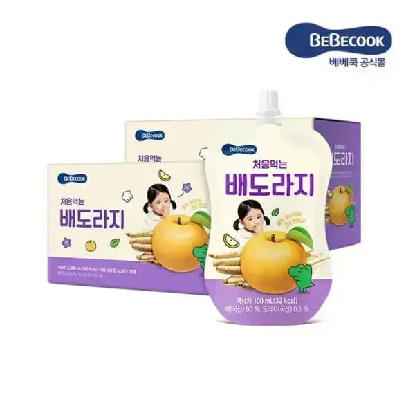 베베쿡 핫딜 배도라지 6박스 120팩