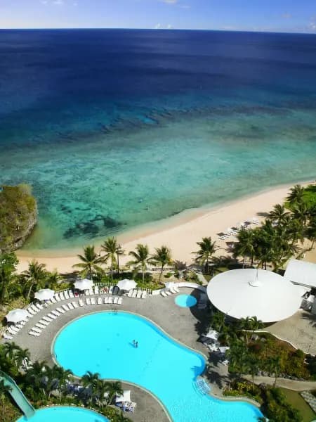 괌 닛코 4일 5일 6일 오션프론트 슬라이드 에어텔 와인증정