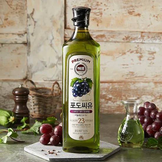 사조 해표 포도씨유 900ml 3개