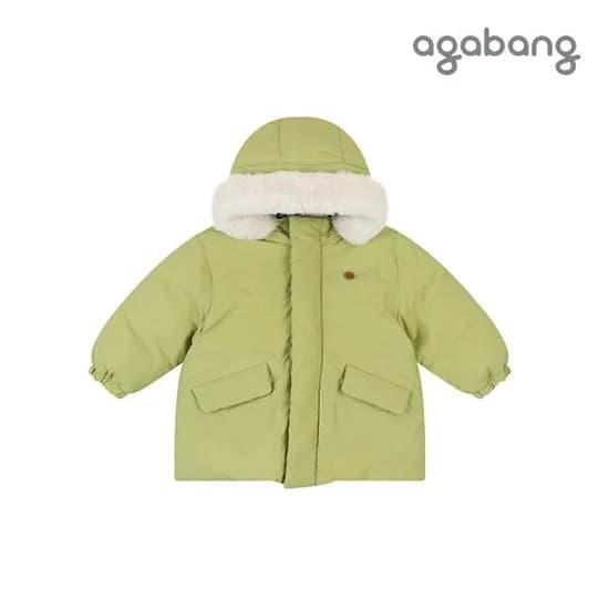 아가방 제노 리버시블 다운점퍼 그린