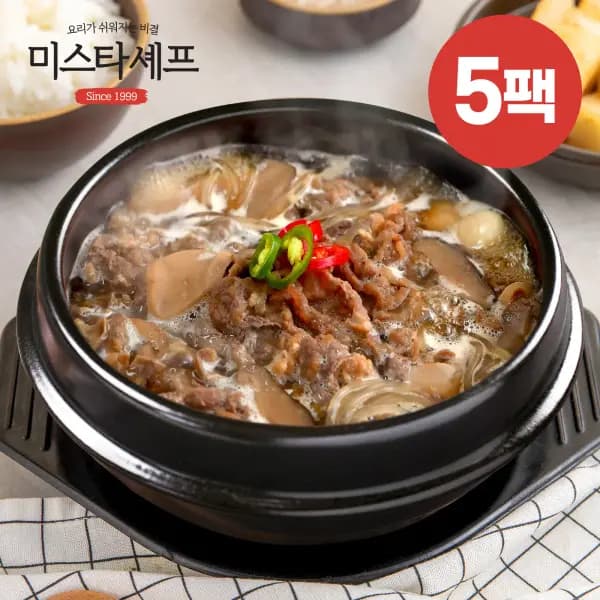 미스타셰프 버섯뚝불 5팩