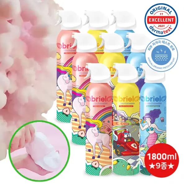브리엘 버블클렌저 200ml 9종 기본 누들 넓적누들 외 다양