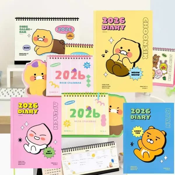 춘식이 2026 탁상달력 다이어리