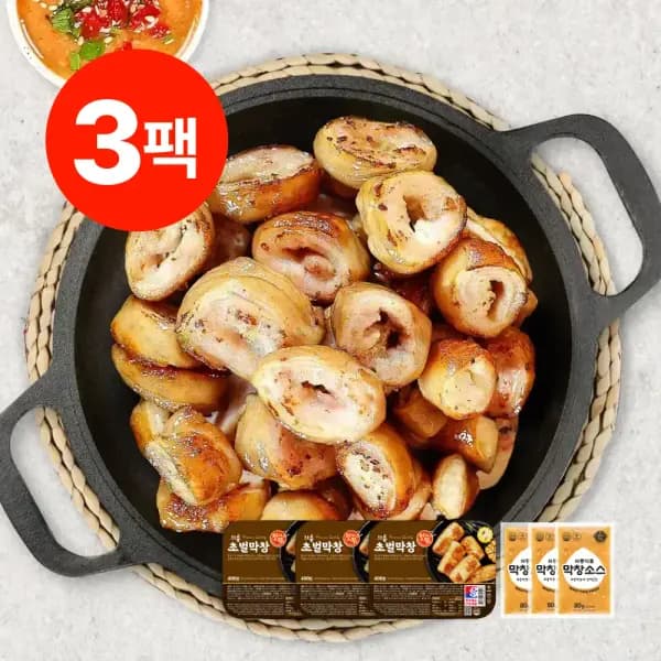 와룡막창 초벌막창 400g 3팩 소스3팩