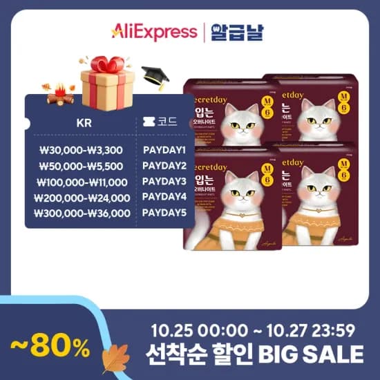 시크릿 입는 생리대 24개
