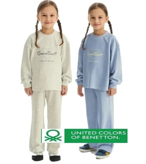 베네통키즈 골 벨로아 언발 상하셋