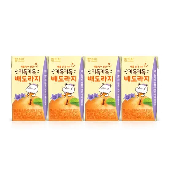 함소아 배도라지음료 4개