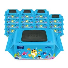 핑크퐁X슈퍼대디 엑설런트 센시티브 물티슈 20팩