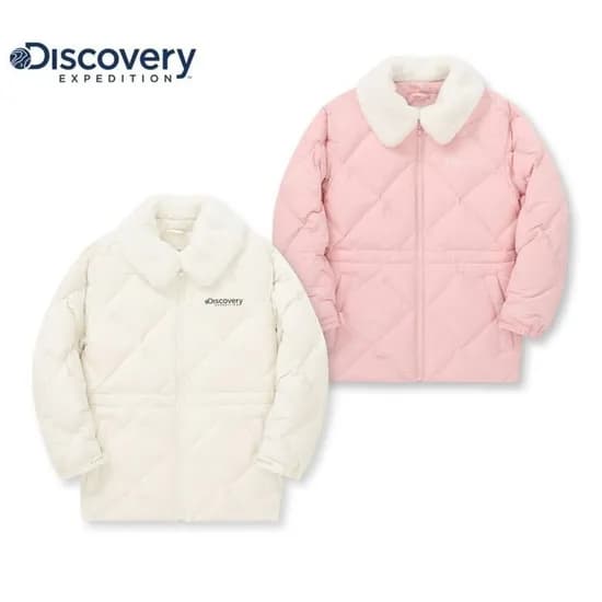 디스커버리 키즈 여아 덕다운 경량미드패딩 89,290원