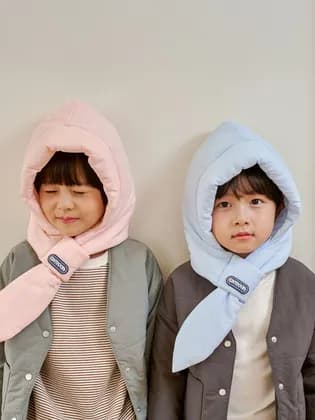 아웃도어프로덕츠 키즈 후드 패딩 머플러