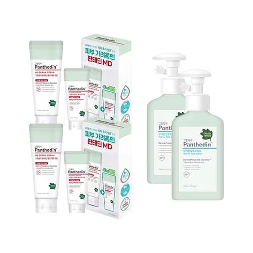 판테딘 엠디 더마 크림세트 100ml+40ml X 2 판테딘 워시 230ml X 2