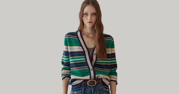 마쟈 니트카라 시보리 덕다운 크롭 패딩 점퍼